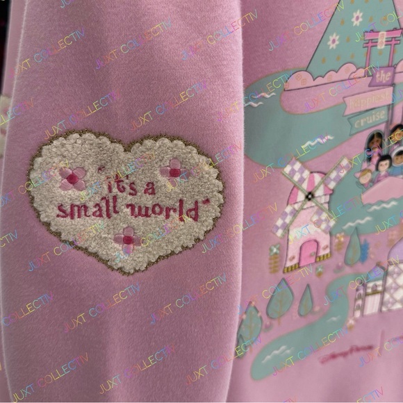 Disney Parks x Stoney Clover Lane Disney it’s a small world Pullover Sweatshirt - Picture 3 of 3
